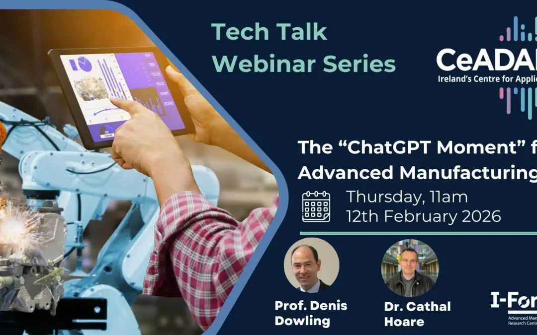 Tech Talk Webinar – The “ChatGPT Moment” for Advanced Manufacturing?