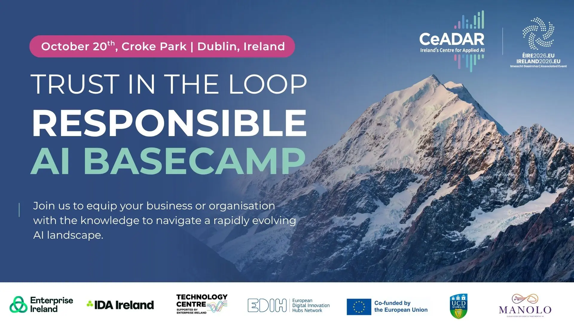 Trust in the Loop: Responsible AI Basecamp event graphic