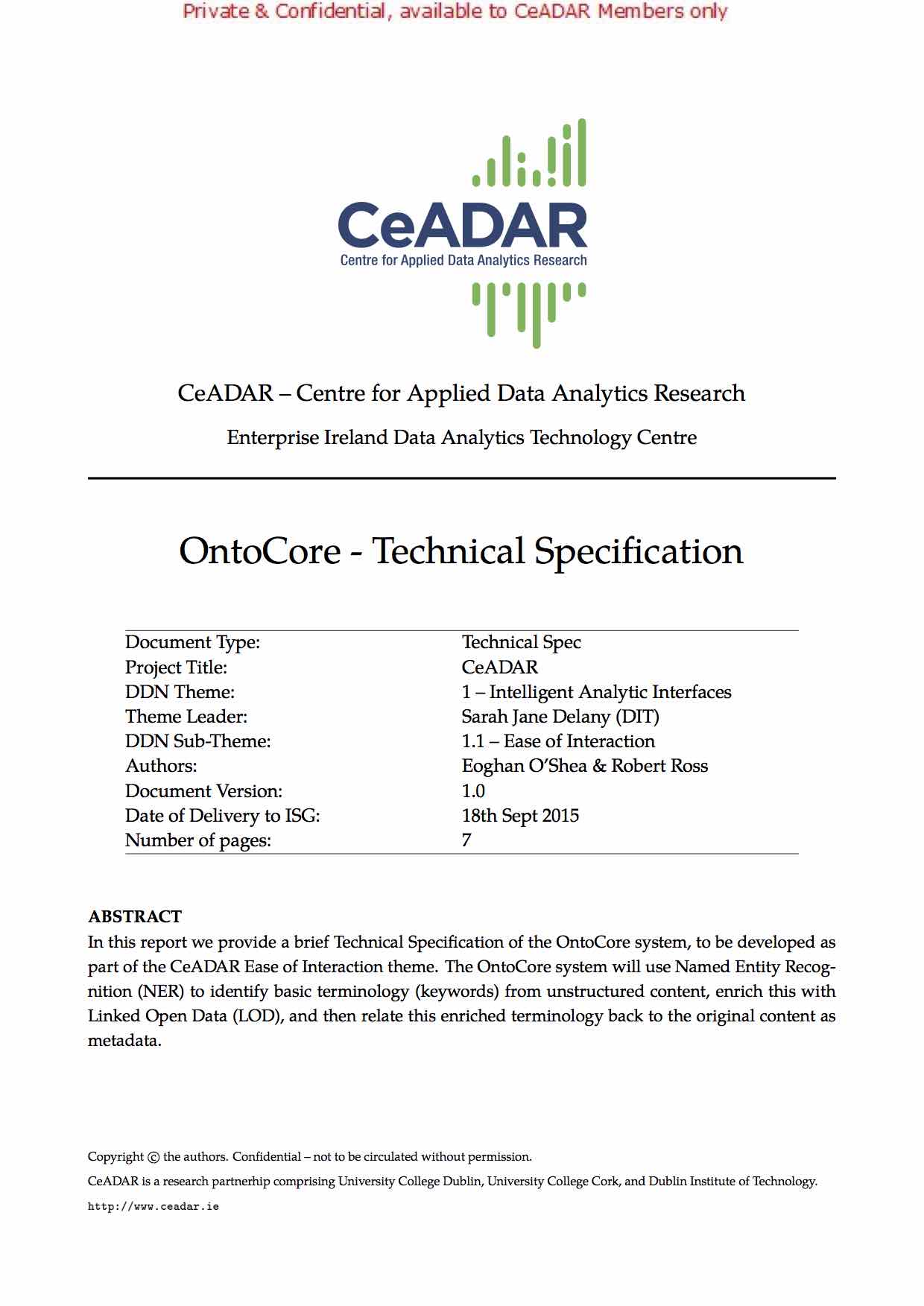 Technical Specification (PDF)