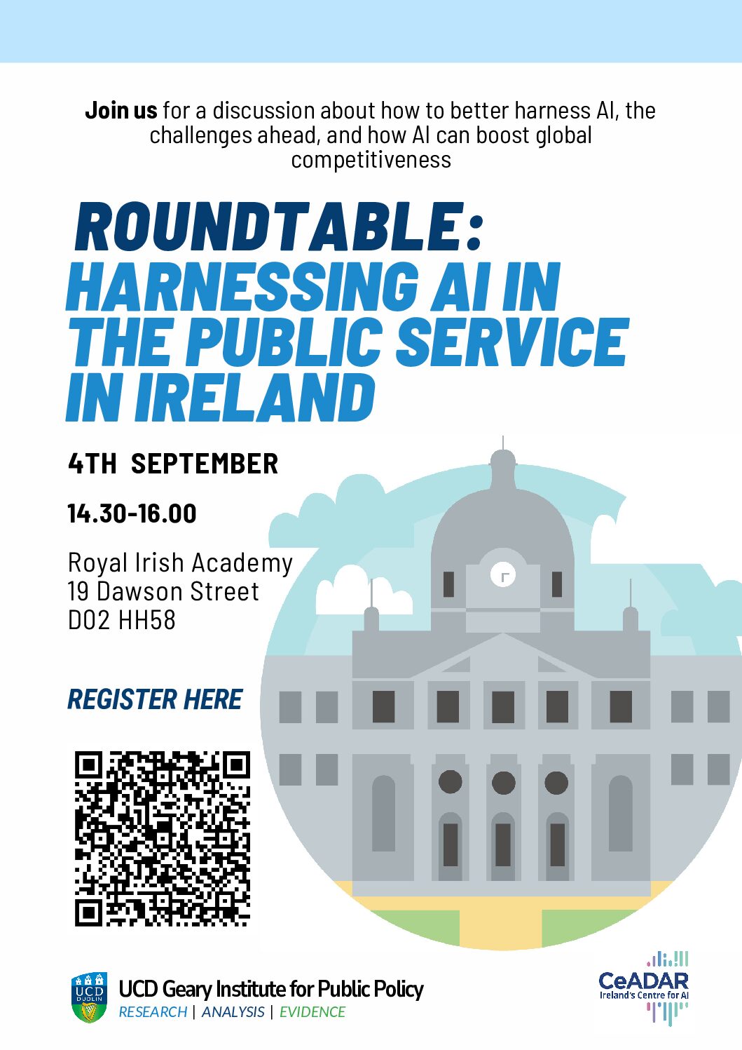 Roundtable Discussion: Harnessing AI in the Public Service in Ireland