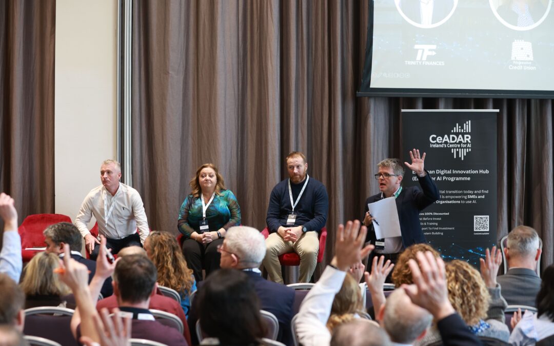 Highlights from CeADAR’s EDIH for AI, Accelerating Growth through AI Adoption Event.